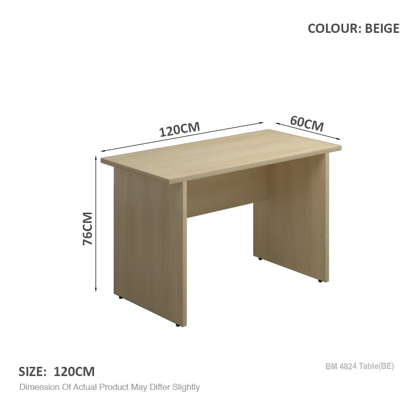 Leo Office Table Model A (1.2 M Beech Colour)
