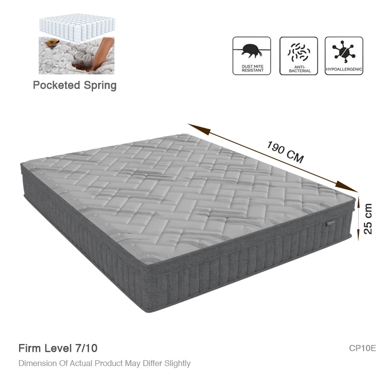 Snuz Mattress Series with Faux Leather Bed Frame Available Sizes 10 / 11 / 13 Inch