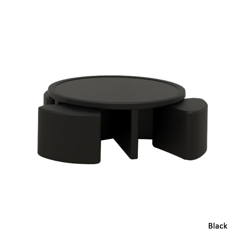 AARON FAUX LEATHER COFFEE TABLE