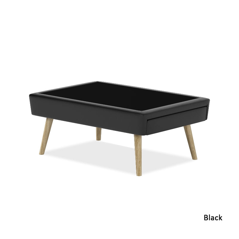 KAYDEN FAUX LEATHER COFFEE TABLE