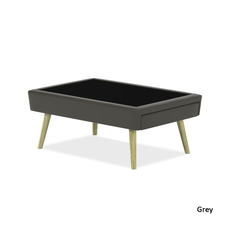 KAYDEN FAUX LEATHER COFFEE TABLE