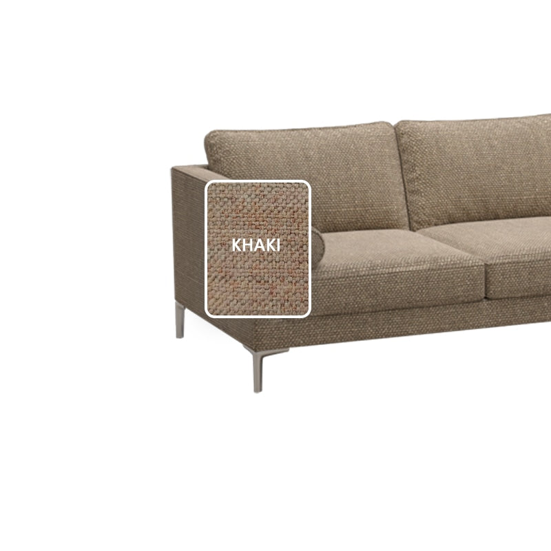 Leah Fabric 3 Seater with Stool Sofa (2.0 M)