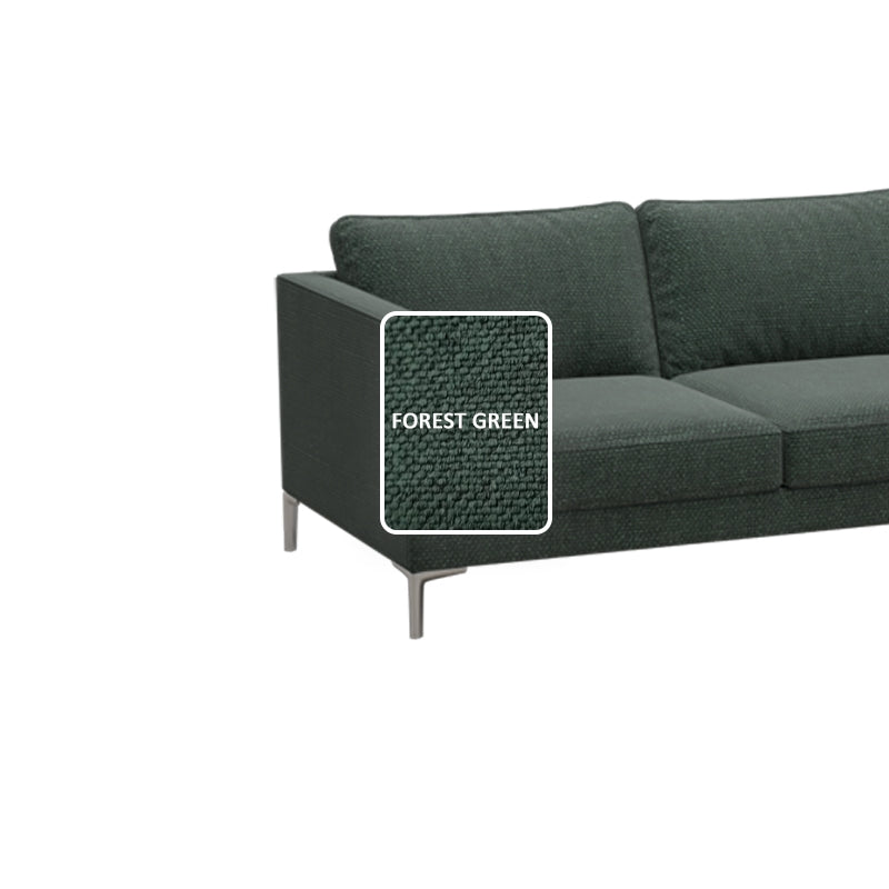 Leah Fabric 3 Seater with Stool Sofa (2.0 M)