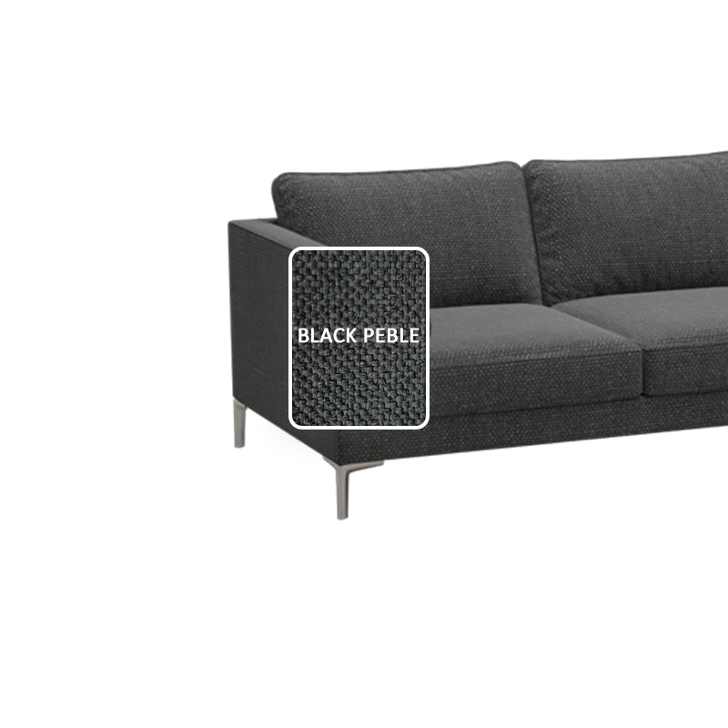 Leah Fabric 3 Seater with Stool Sofa (2.0 M)