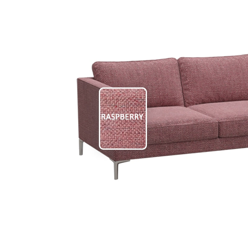 Leah Fabric 3 Seater with Stool Sofa (2.0 M)