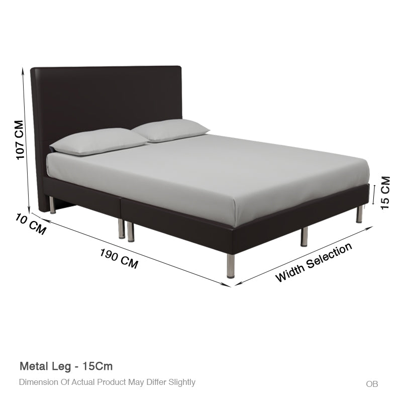 Snuz Mattress Series with Faux Leather Bed Frame Available Sizes 10 / 11 / 13 Inch
