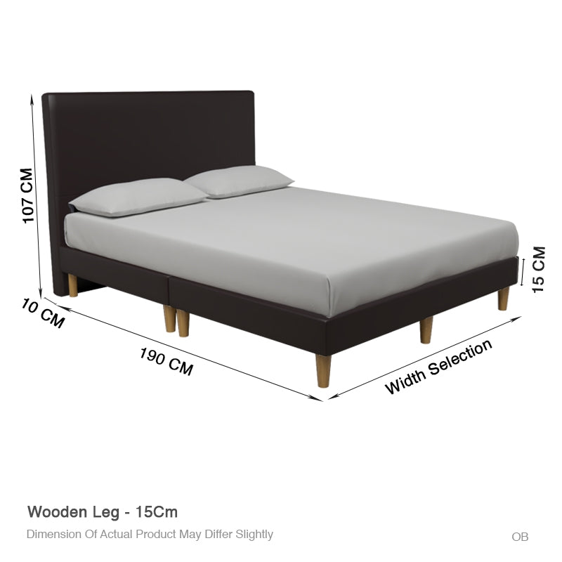 Snuz Mattress Series with Faux Leather Bed Frame Available Sizes 10 / 11 / 13 Inch