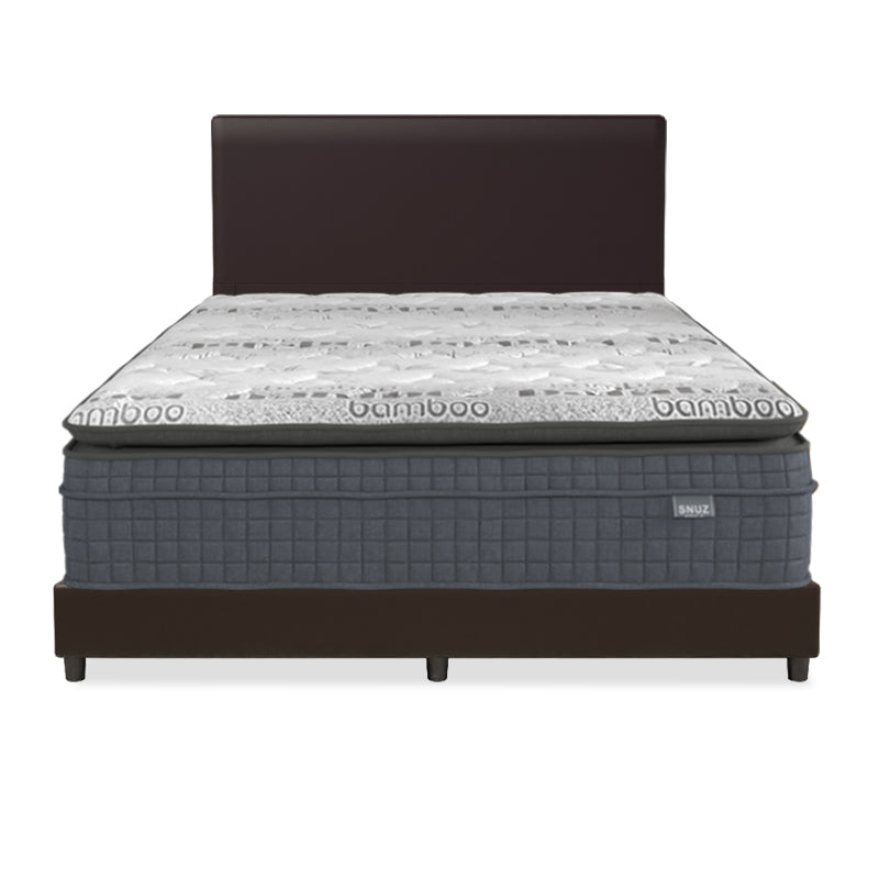 Snuz Mattress Series with Faux Leather Bed Frame Available Sizes 10 / 11 / 13 Inch