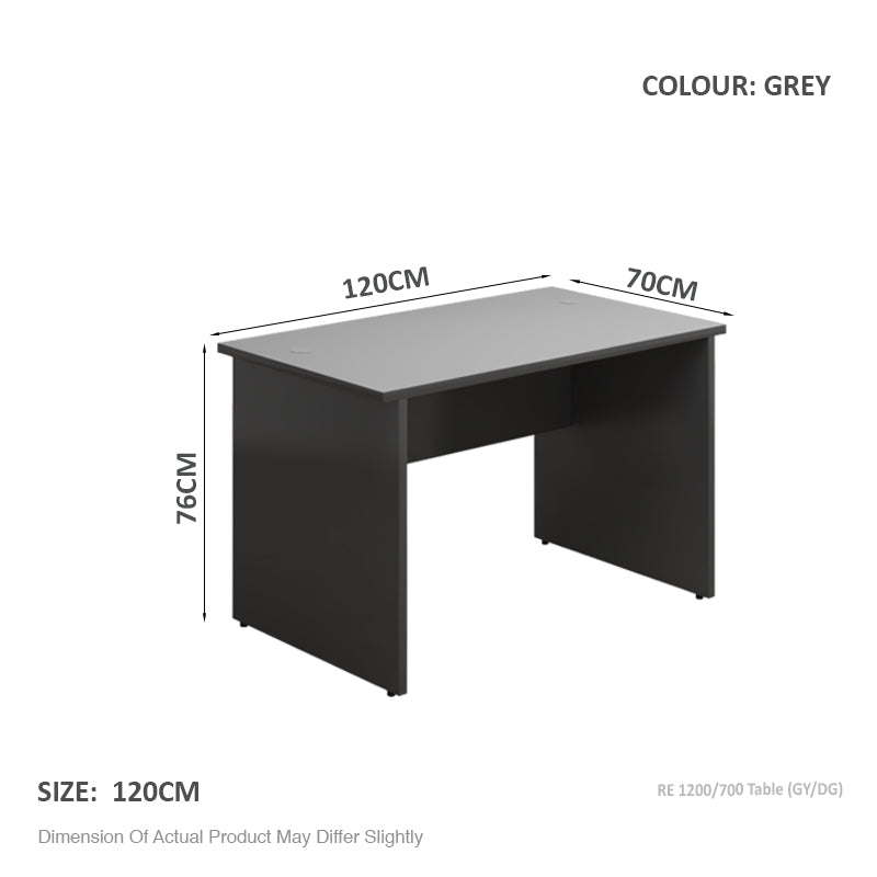 Leo Office Table Model A (1.2 M Grey Colour)