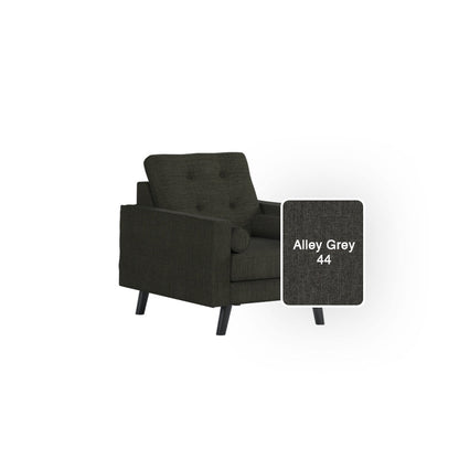 Dinder Fabric 1 Seater Sofa