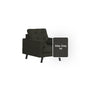 Dinder Fabric 1 Seater Sofa