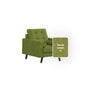 Dinder Fabric 1 Seater Sofa