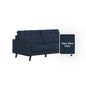 Dinder Fabric 3 Seater Sofa