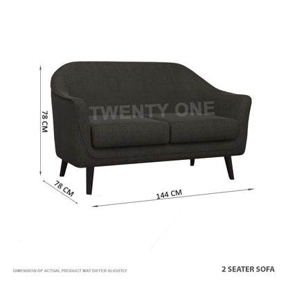 Ariana Fabric 2 Seater Sofa