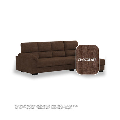 Londyn Fabric 3 Seater With Chaise Sofa