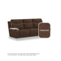 Nina Fabric 3 Seater Sofa
