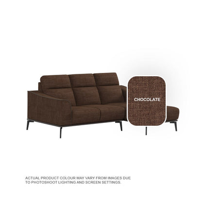 Gianna Fabric 2 Seater With Chaise Sofa