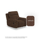 Taylor Fabric 1 Seater Sofa