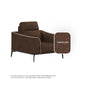 Gianna Fabric 1 Seater Sofa