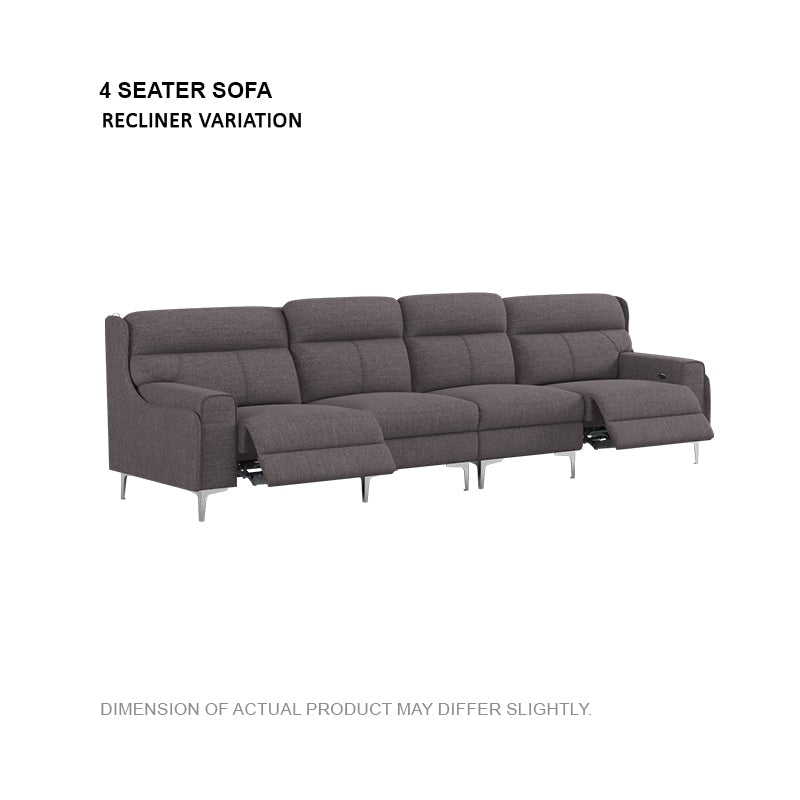 Clara Fabric 4 Seater Sofa