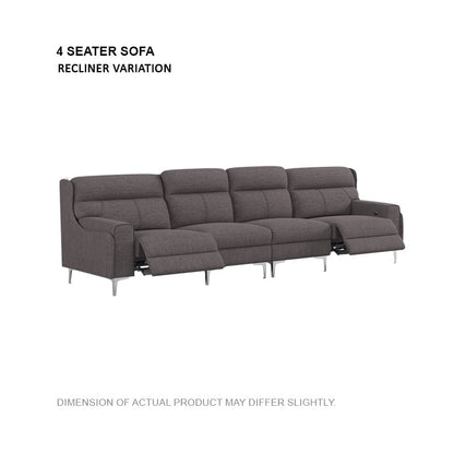 Clara Fabric 4 Seater Sofa