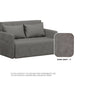 Nora Waterproof Latex Storage Sofabed (Removable Cover)