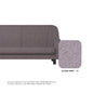Ellie Fabric 1 Seater Sofa