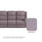 Alana Fabric 4 Seater Sofa
