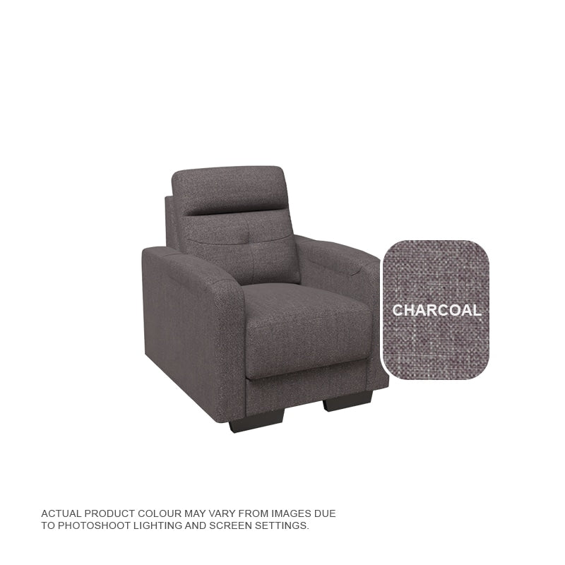 Henry Fabric 1 Seater Sofa