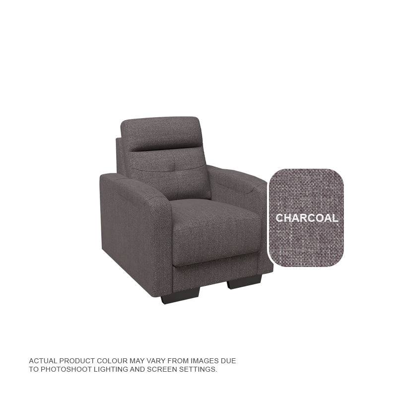 Kaylee Fabric 1 Seater Sofa