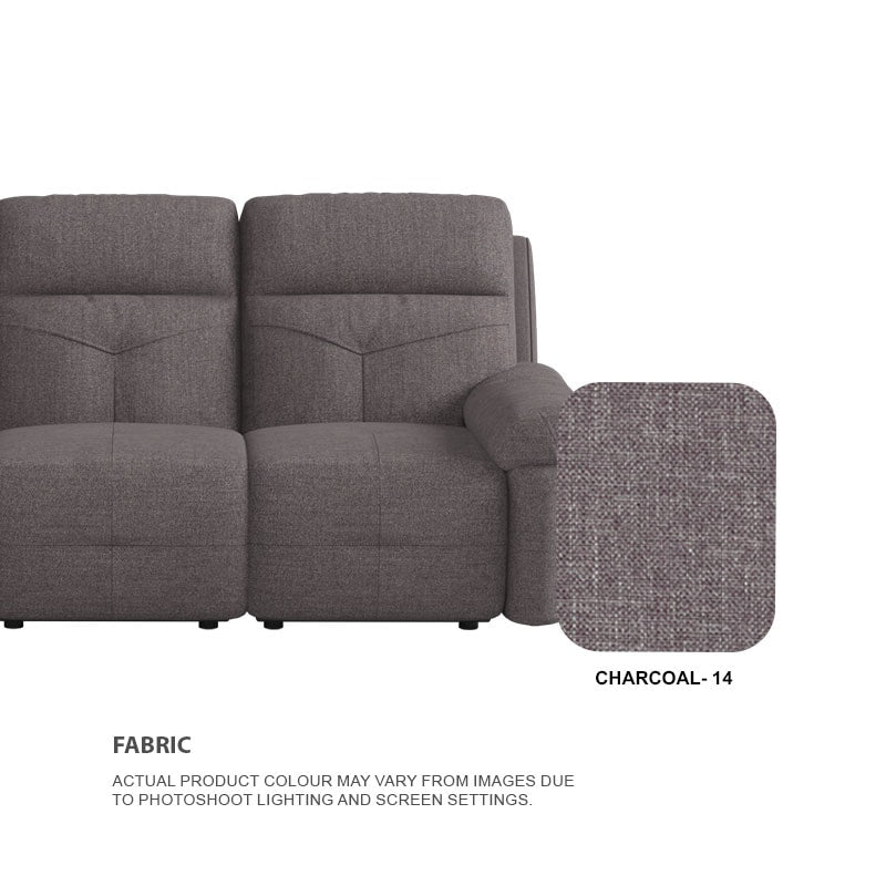 Taylor Fabric 3 Seater With Chaise Sofa