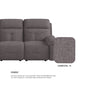 Taylor Fabric 3 Seater With Chaise Sofa