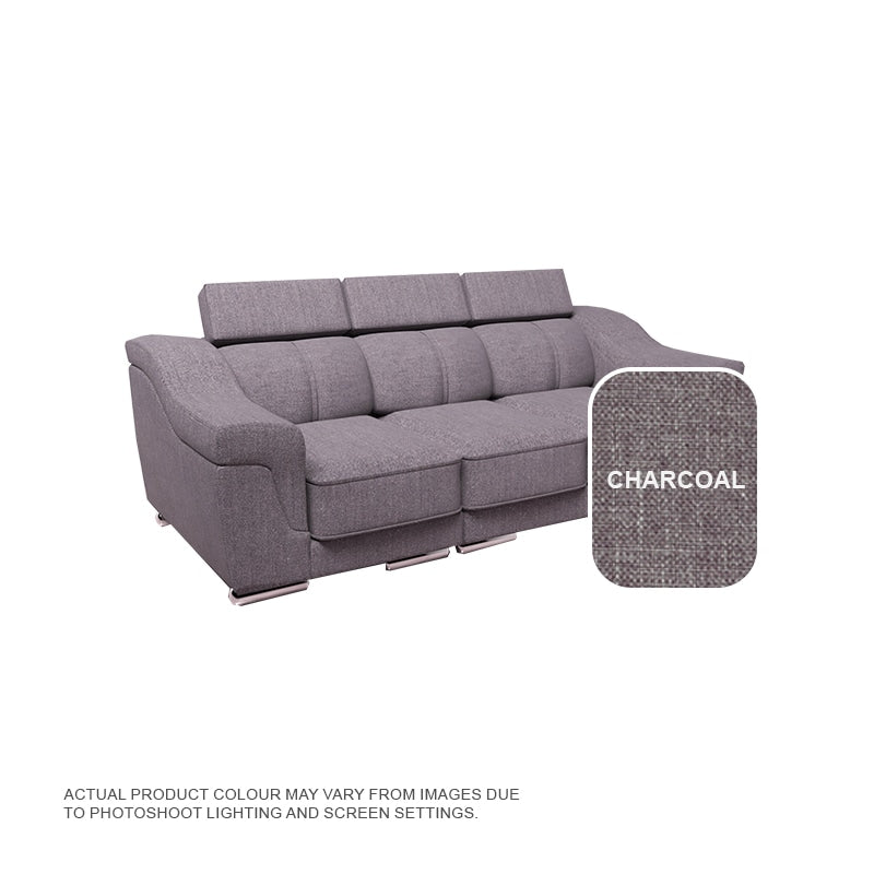 Lyla Fabric 3 Seater Sofa
