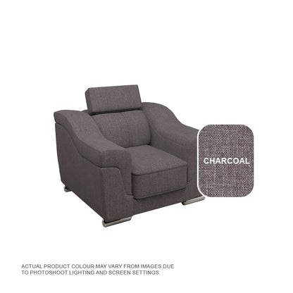 Lyla Fabric 1 Seater Sofa