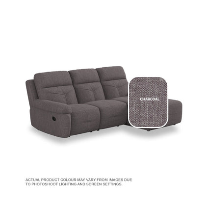 Taylor Fabric 2 Seater With Chaise Sofa