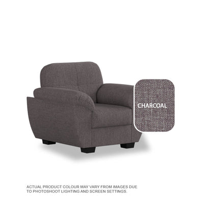Ember Fabric 1 Seater Sofa