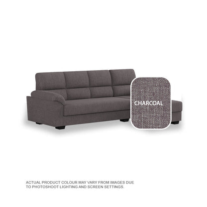 Londyn Fabric 3 Seater With Chaise Sofa