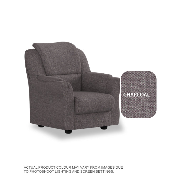 Hannah Fabric 1 Seater Sofa