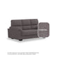 Londyn Fabric 3 Seater Sofa
