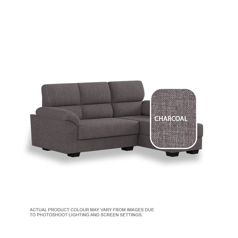 Londyn Fabric 2 Seater With Chaise Sofa