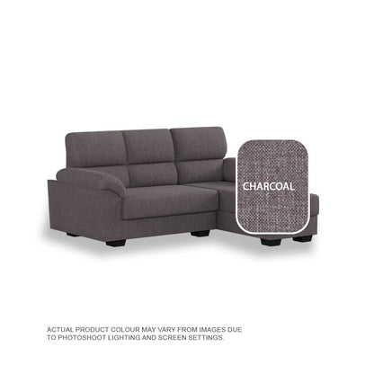 Londyn Fabric 2 Seater With Chaise Sofa