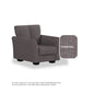 Lois Fabric 1 Seater Sofa