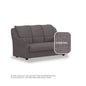 Hannah Fabric 3 Seater Sofa
