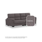 Londyn Fabric 4 Seater Sofa
