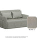 Nora Waterproof Latex Storage Sofabed (Removable Cover)