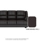 Esme Faux Leather 3 Seater Sofa