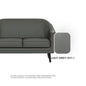 Ariana Faux Leather 1 Seater Sofa