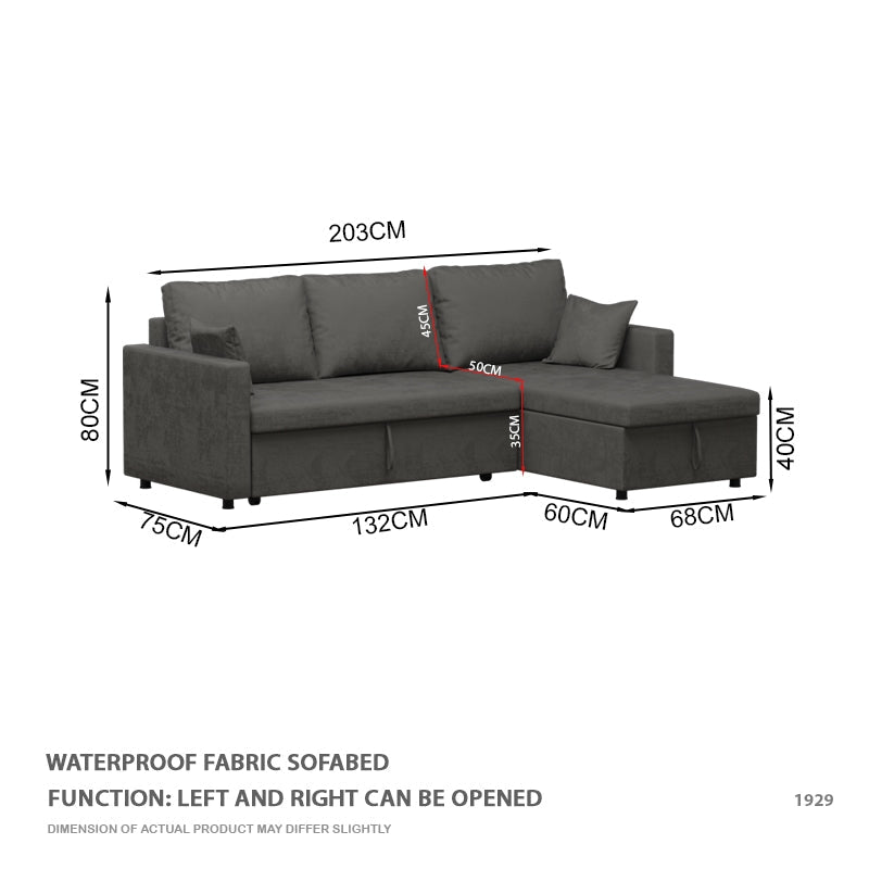 Pake Waterproof Fabric Sofabed