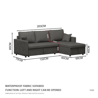 Pake Waterproof Fabric Sofabed