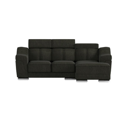 Lyla Fabric 2 Seater With Chaise Sofa
